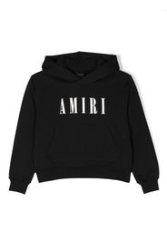 AMIRI KIDS logo-print cotton hoodie - Nero