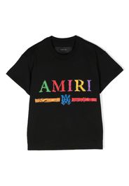 AMIRI KIDS logo-print cotton T-shirt - Nero