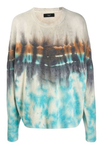 oversized tie-dye jumper