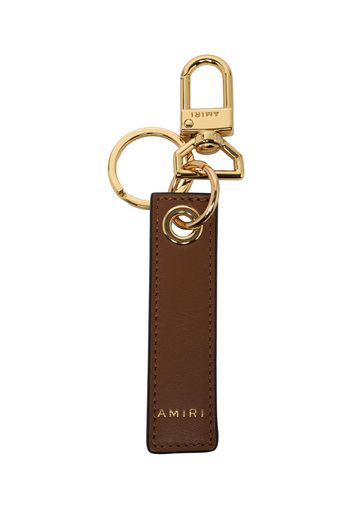 AMIRI logo-print keyring - Marrone