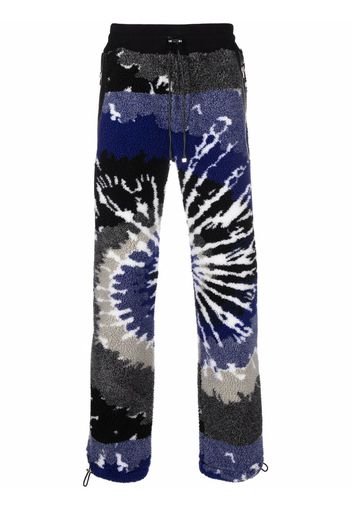 AMIRI Pantaloni dritti con fantasia tie dye - Nero