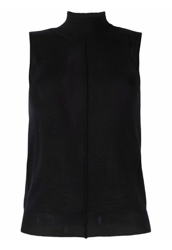 AMIRI high neck cashmere vest - Nero