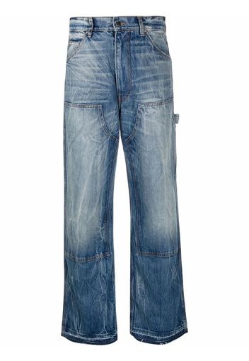 AMIRI bleached-wash jeans - Blu