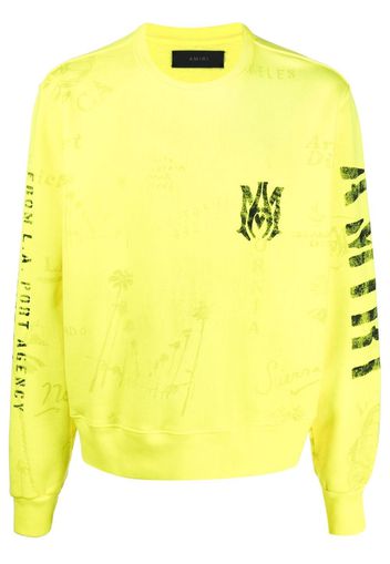 AMIRI logo-print sweatshirt - Giallo