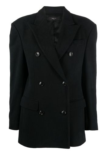 AMIRI double-breasted cotton blazer - Nero