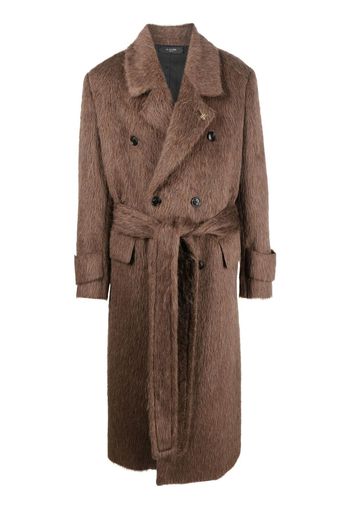 AMIRI Gorilla wool-blend trenchcoat - Marrone