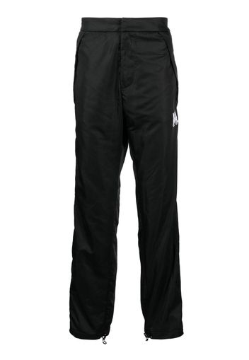 AMIRI logo-print straight-leg trousers - Nero