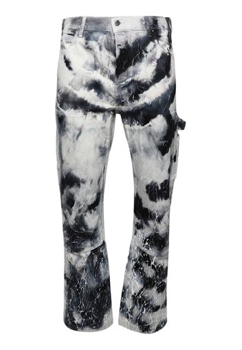 AMIRI tie-dye wide-leg jeans - Grigio