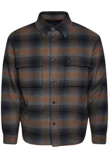 AMIRI check-pattern long-sleeve shirt - Marrone