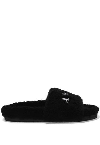 AMIRI Slippers con stampa - Nero