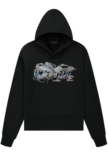 AMIRI graphic print hoodie - Nero