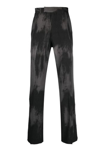 AMIRI Sun Faded pinstripe flared trousers - Nero