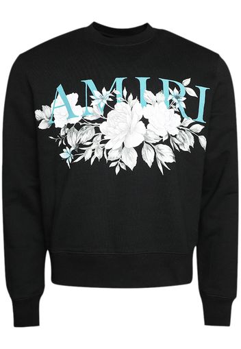 AMIRI logo-print cotton sweatshirt - Nero