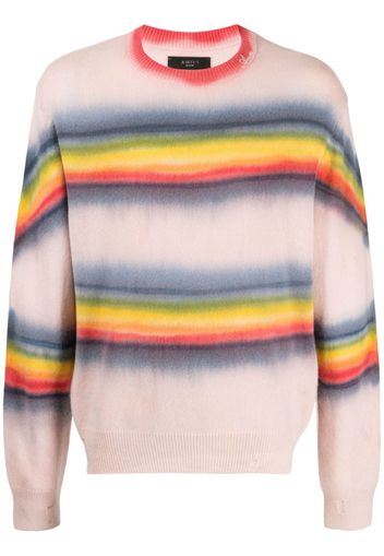 AMIRI Felpa girocollo con stampa tie-dye - Multicolore