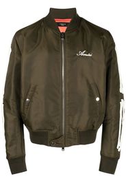 AMIRI Bomber con ricamo Bones - Verde