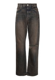 AMIRI Jeans dritti con effetto vissuto - Blu