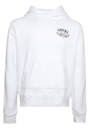 AMIRI logo-print cotton hoodie - Bianco