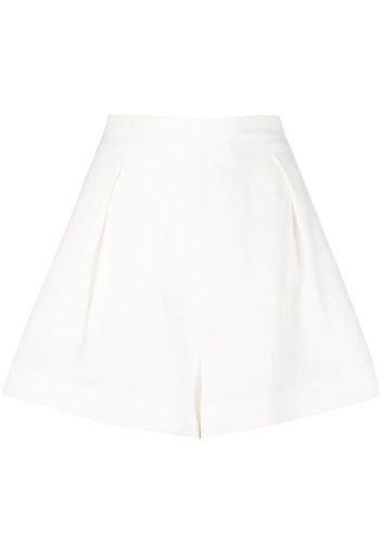 AMOTEA Guia linen short shorts - Bianco