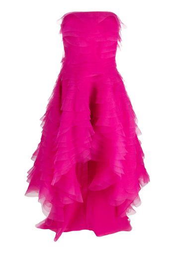 Ana Radu corset-style ruffled maxi dress - Rosa