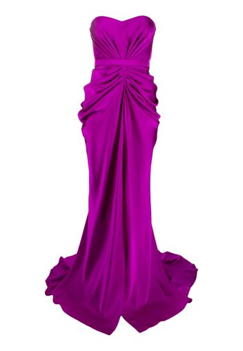 Ana Radu ruched strapless gown - Rosa