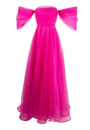 Ana Radu corset-style organza maxi dress - Rosa