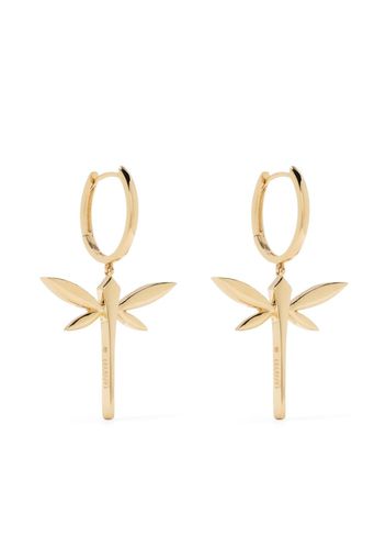 Anapsara Orecchini Dragonfly con pendente in oro giallo 18kt