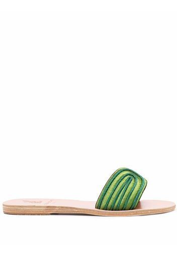 Ancient Greek Sandals Sandali slides The Harness - Verde