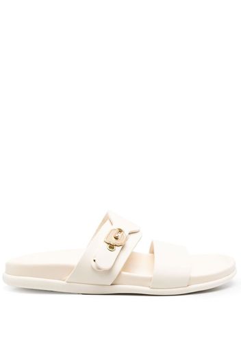 Ancient Greek Sandals Sandali con fibbia Latria - Bianco