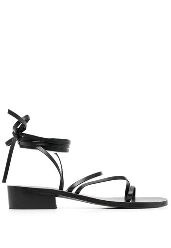 Ancient Greek Sandals Hara leather sandals - Nero