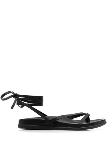 Ancient Greek Sandals Glykeria leather sandals - Nero