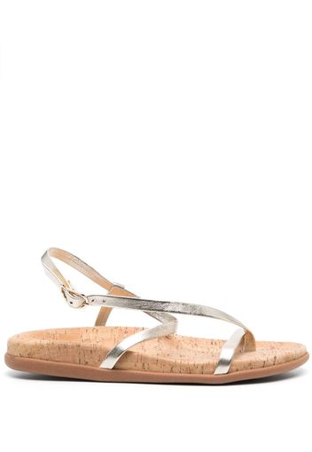 Ancient Greek Sandals Aimilia leather sandals - Oro