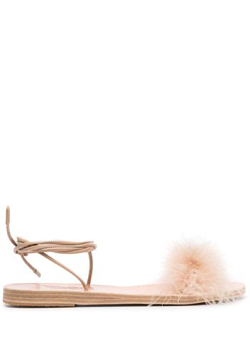 Ancient Greek Sandals Choros flat sandals - Toni neutri