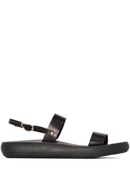 Ancient Greek Sandals Black Clio Comfort Leather Sandals - Nero