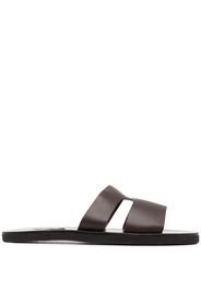 Ancient Greek Sandals double-strap leather sandals - Nero