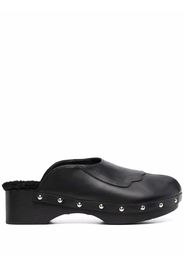 Ancient Greek Sandals Clogs - Nero