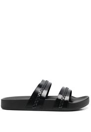 Ancient Greek Sandals Sandali slides Meli - Nero