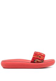 Ancient Greek Sandals Sandali slides Tayegete con stampa bandana - Rosso