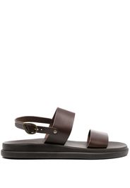 Ancient Greek Sandals Timon leather greek sandals - Marrone