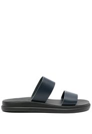 Ancient Greek Sandals Nicos leather slides - Blu