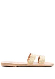 Ancient Greek Sandals Kentima double-strap slides - Giallo