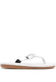 Ancient Greek Sandals Laconia leather sandals - Argento