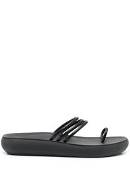 Ancient Greek Sandals Kalokeri leather sandals - Nero