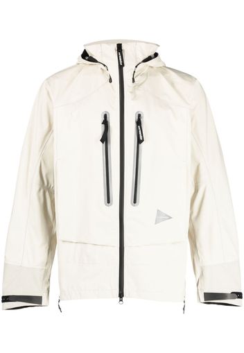 and Wander Pertex Shield hooded jacket - Toni neutri