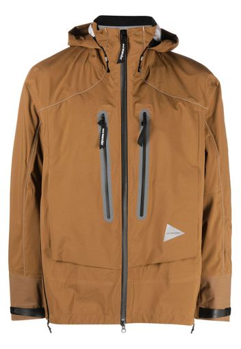 and Wander Pertex Shield rain jacket - Marrone