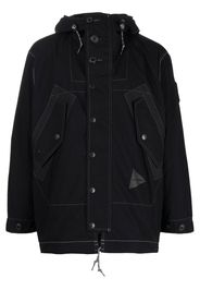 and Wander Danner × And Wander field parka - Nero