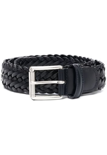 Anderson's interwoven-design leather belt - Blu