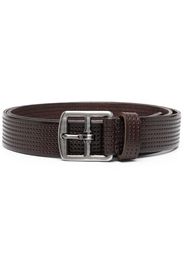 Anderson's perforated-design leather belt - Marrone