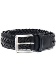 Anderson's interwoven-design leather belt - Blu