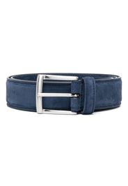 Anderson's buckled suede belt - Blu