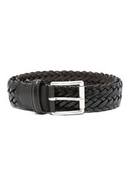 Anderson's interwoven leather belt - Marrone